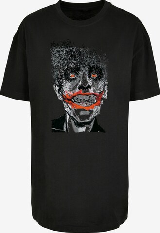 F4NT4STIC Shirt 'Batman The Joker Bats' in Zwart: voorkant