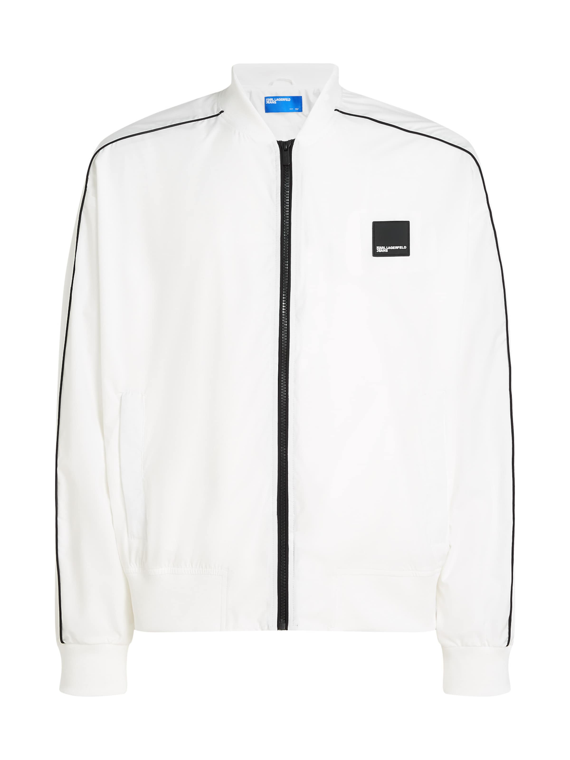 KARL LAGERFELD JEANS Between-season jacket in White: front