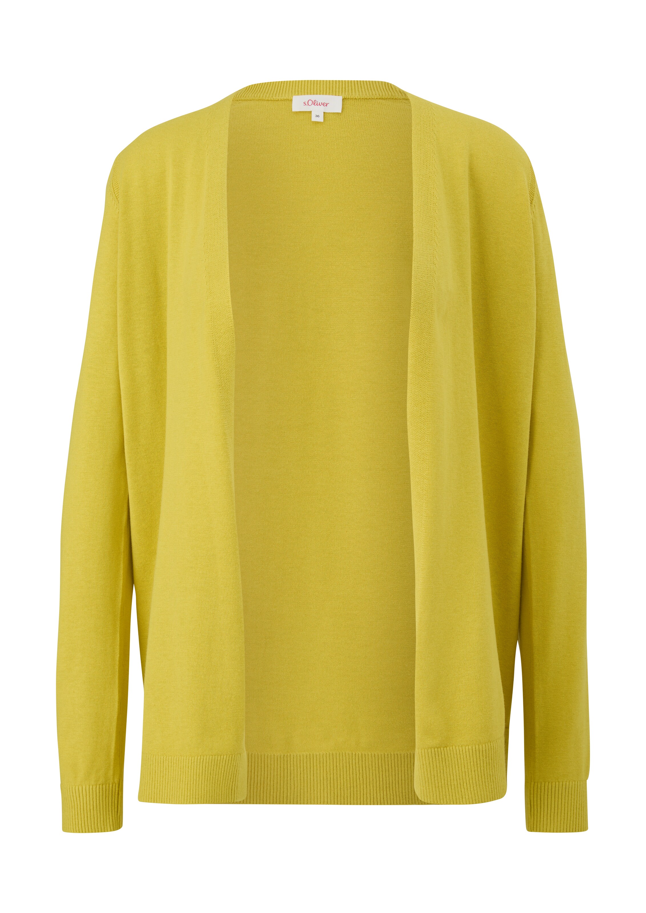 Cardigan s.Oliver en jaune : devant