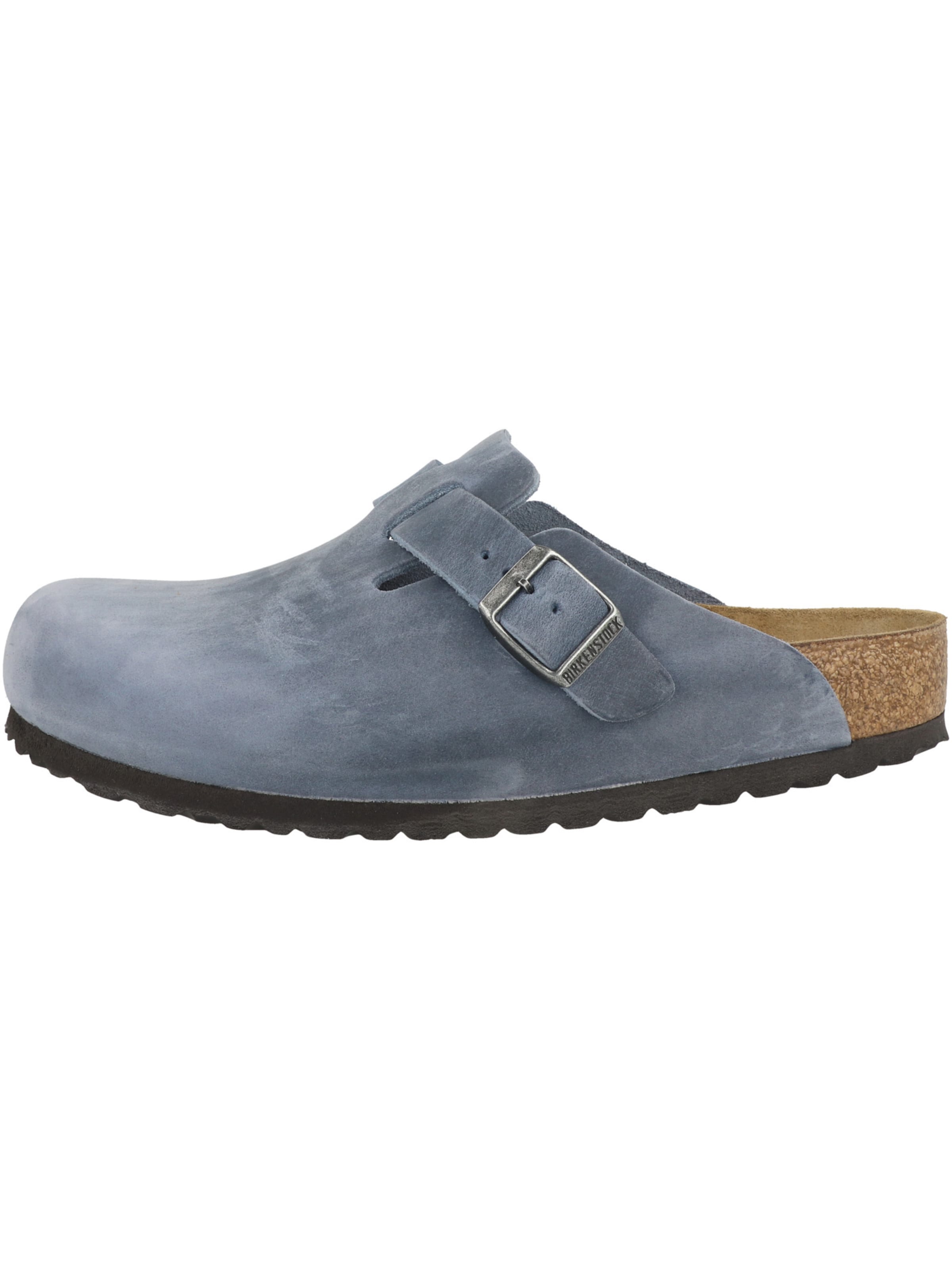 Clogs 'Boston' di BIRKENSTOCK in blu: frontale