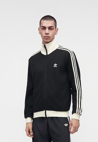 ADIDAS ORIGINALS Суичъри с качулка 'Adicolor Classic' в черно: отпред