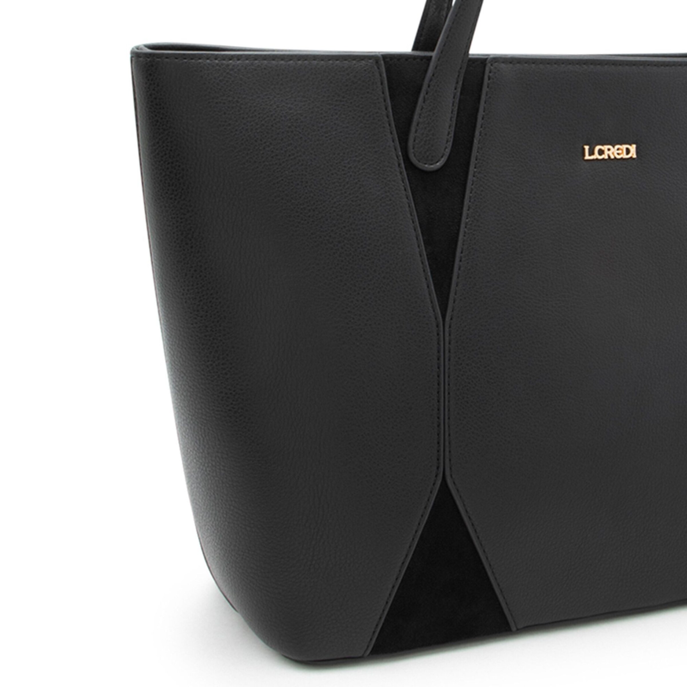 Cabas 'Rahja' L.CREDI en noir