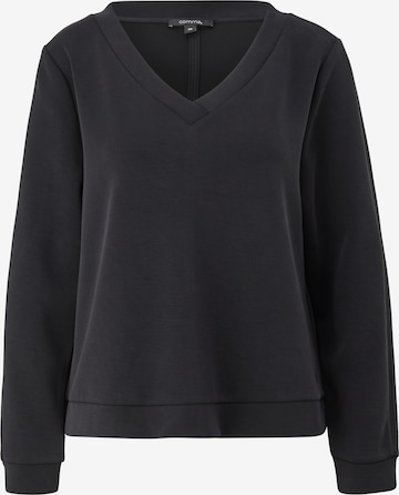COMMA - Sweatshirt em preto: frente