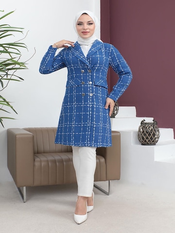 MODAMIHRAM Winter jacket in Blue: front