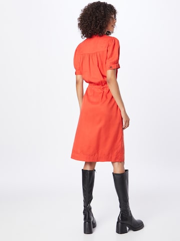 ESPRIT Košilové šaty – červená
