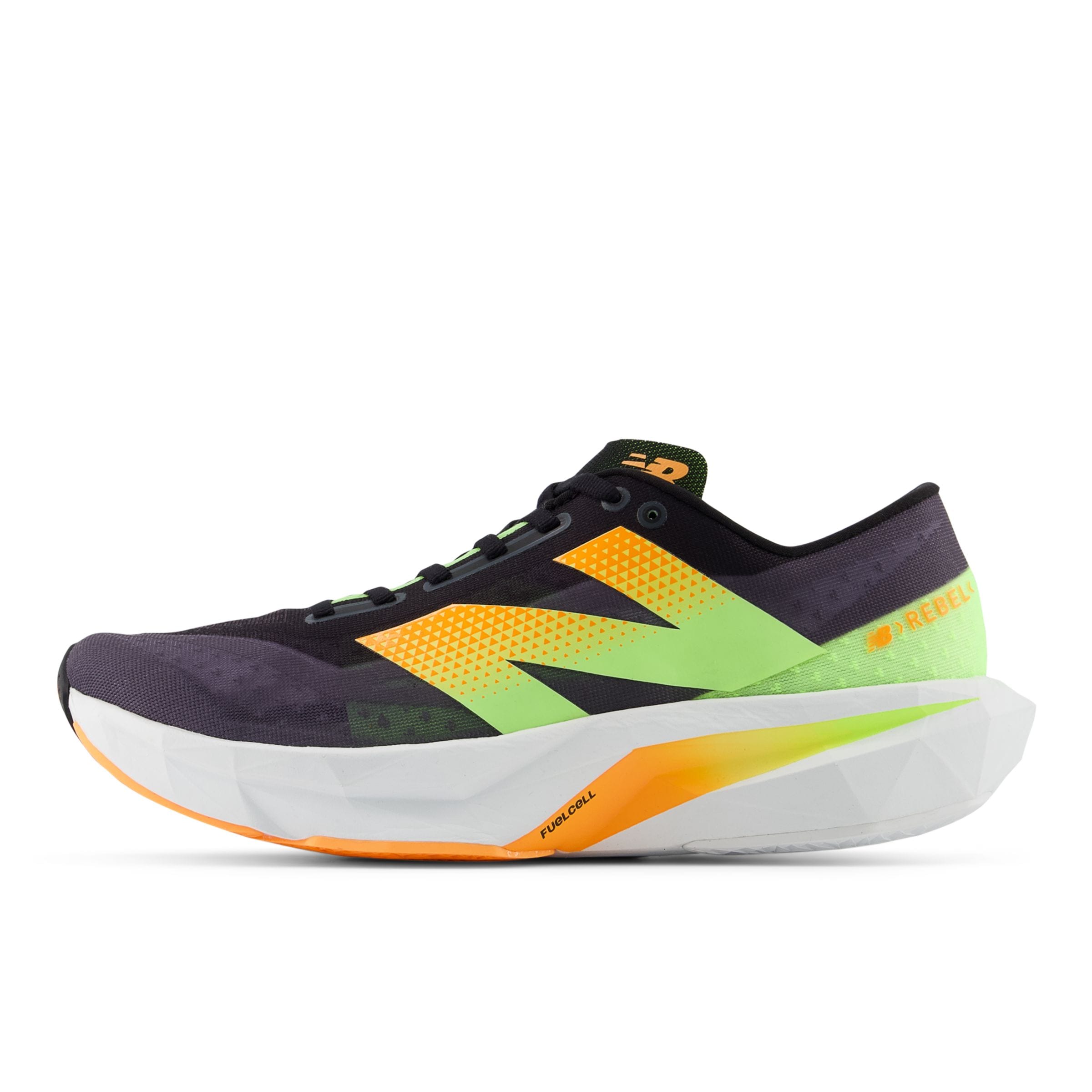 new balance Sneaker 'FuelCell Rebel v4'. in 36 in grün / orange / schwarz / weiß, Produktansicht