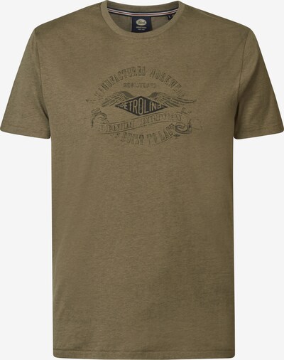 Petrol Industries Koszulka 'Tranquil' w kolorze brązowy / czarnym, Podgląd produktu