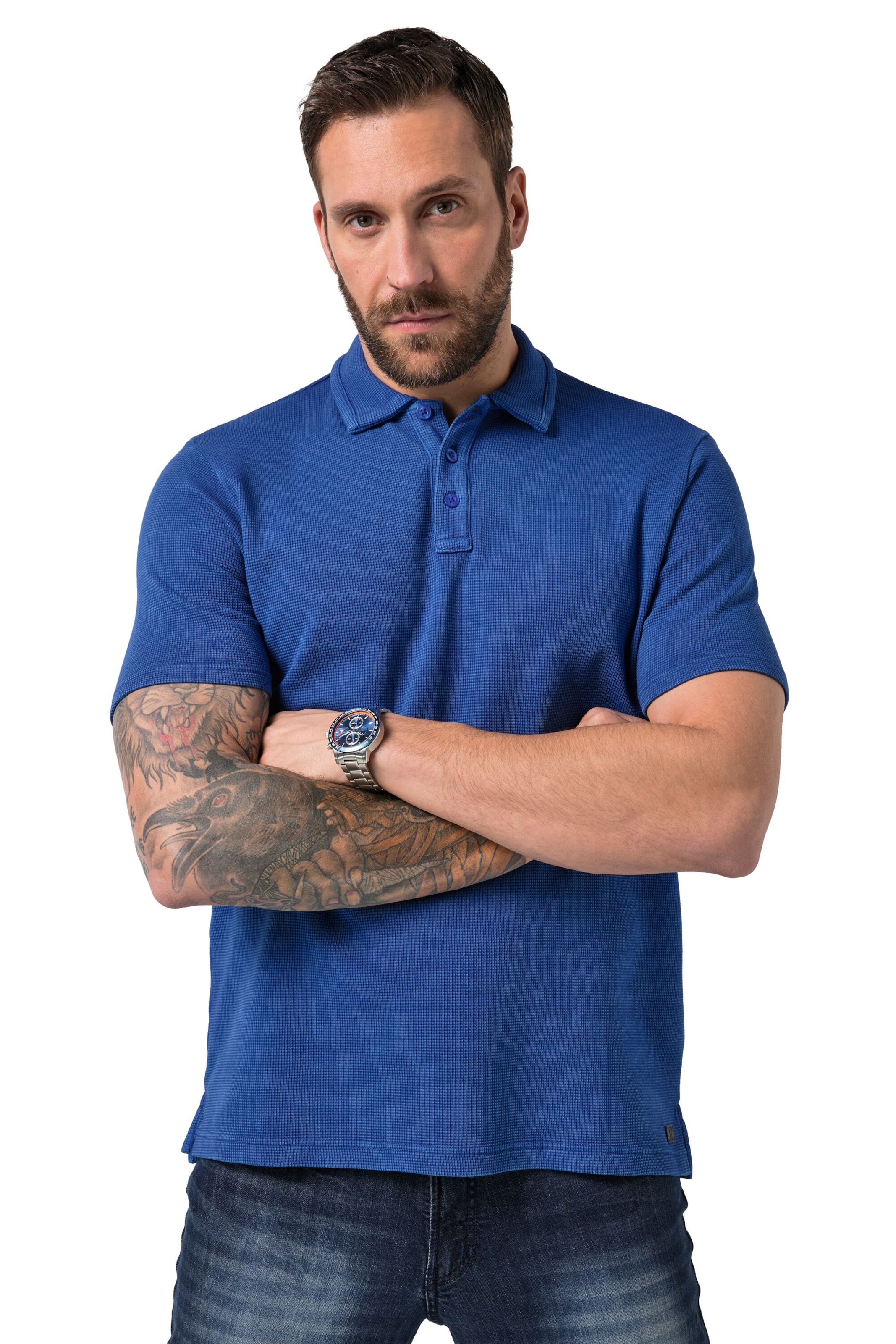 JP1880 Shirt in Blue: front