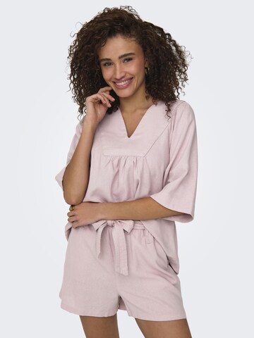 ONLY Bluse 'ONLCaro' i lilla