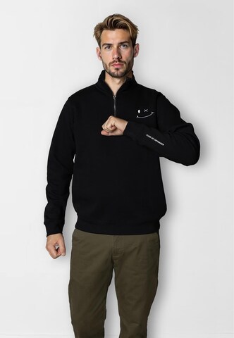 Sweat-shirt 'Patrick' Clean Cut Copenhagen en noir : devant