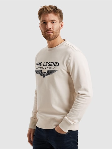 PME Legend Sweatshirt 'Sweatshirt with logo' i vit