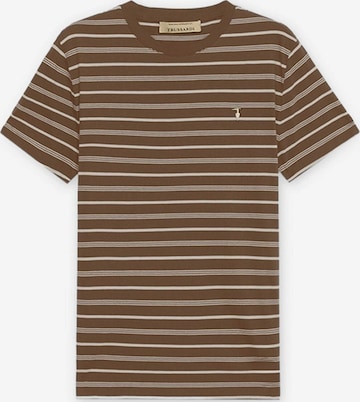 Trussardi - Camiseta en marrón: frente