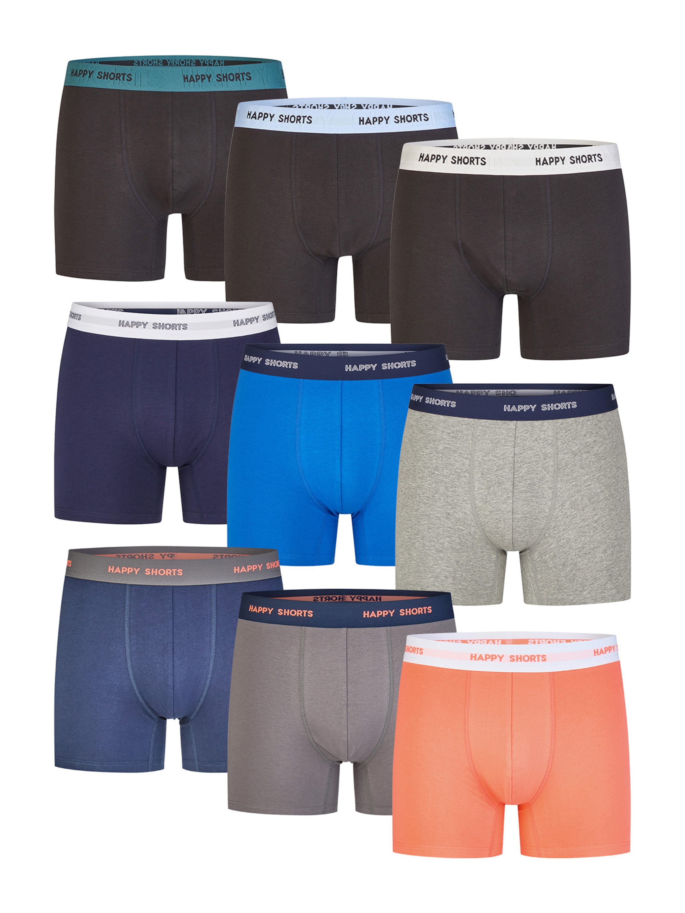 Happy Shorts - Boxers ' Jersey ' em mistura de cores: frente