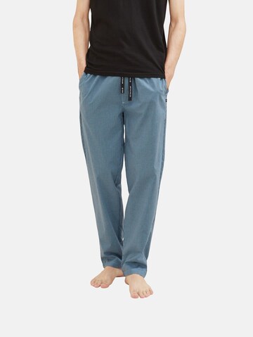 TOM TAILOR Pyjamahose in Blau: predná strana