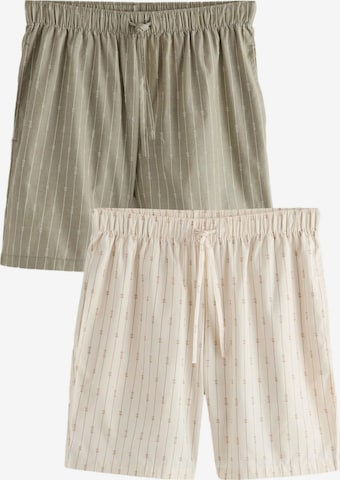 Next Pyjamahousut värissä beige: etupuoli