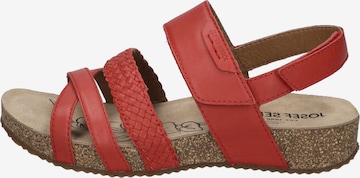 JOSEF SEIBEL Sandals 'Tonga 83' in Red: front