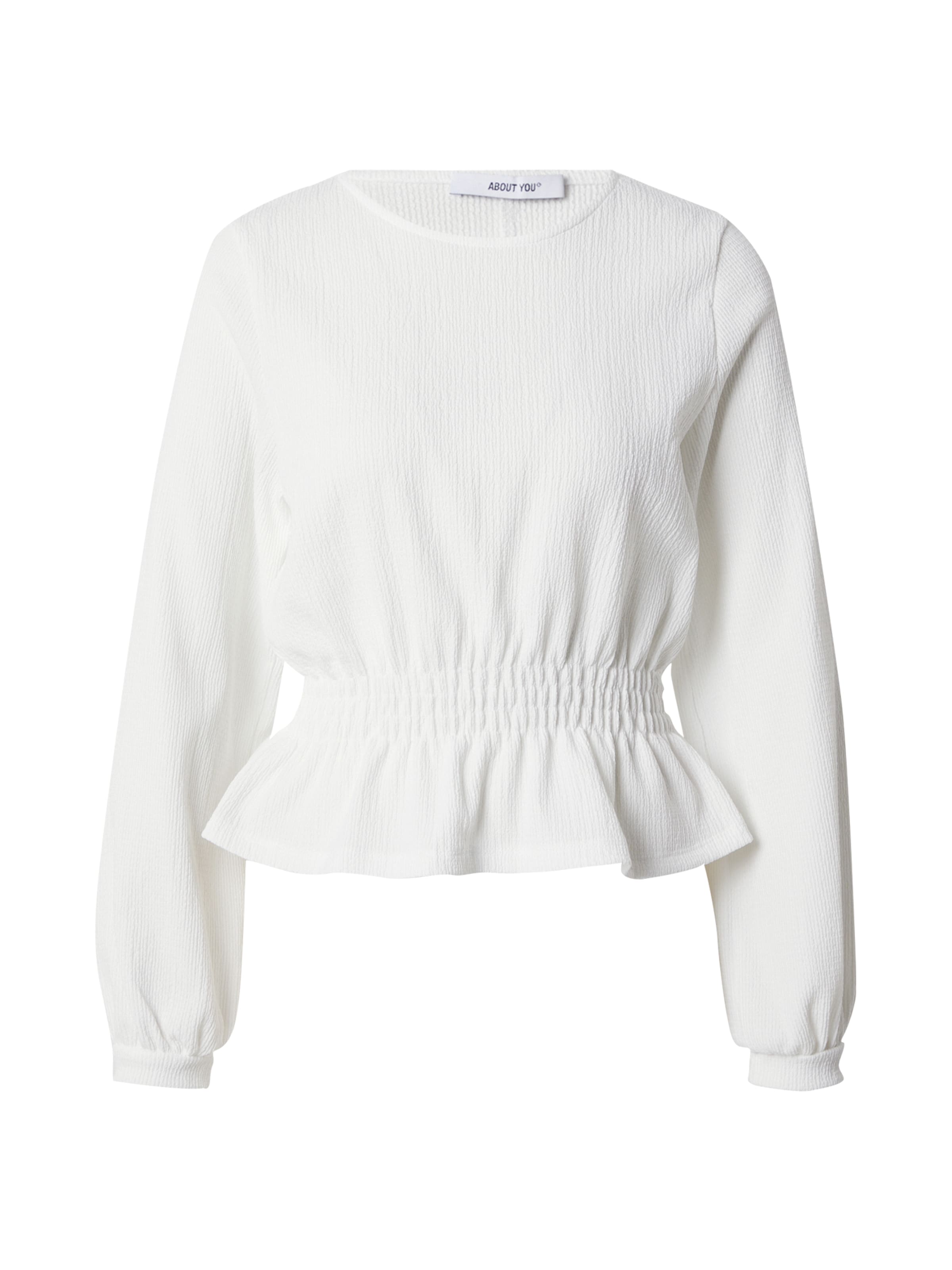 ABOUT YOU Bluse 'Dena' i hvid: forside