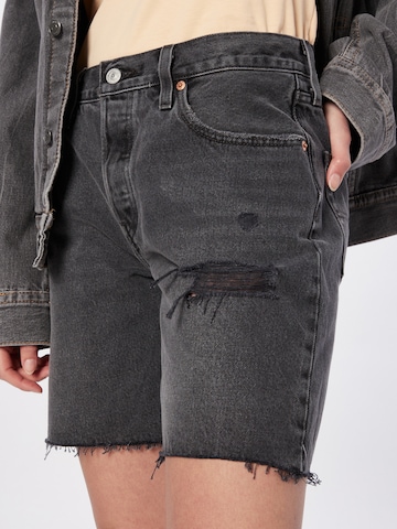 LEVI'S ® Regular Jeans '501 90s Short' in Zwart