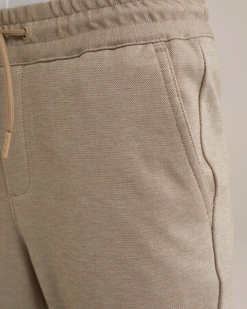 WE Fashion Slimfit Broek in Beige