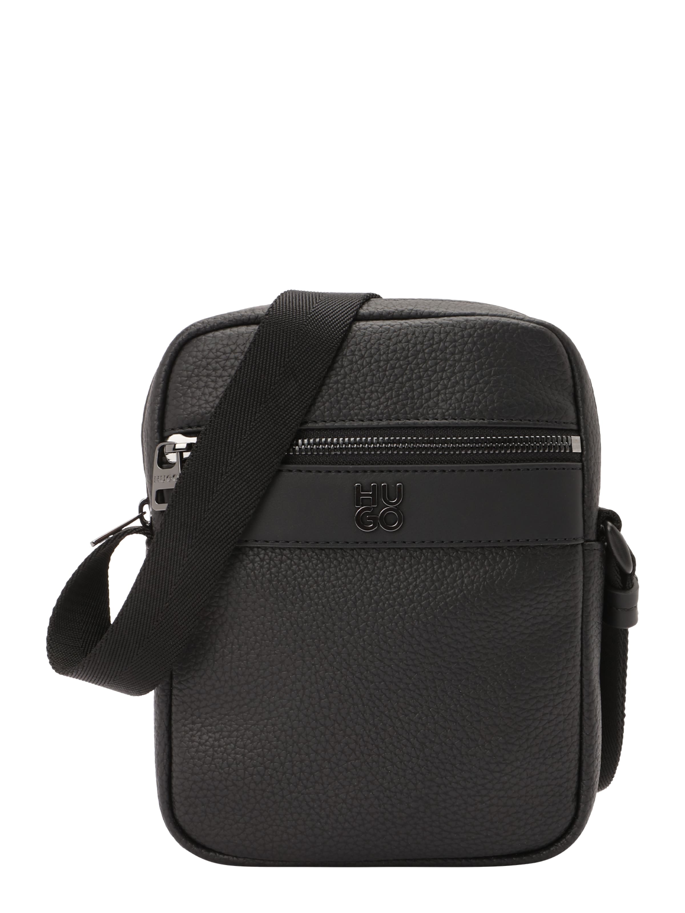 HUGO Τσάντα ώμου 'Quantic' σε μαύρο: μπροστά