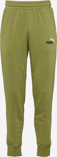 PUMA Sportovní kalhoty 'ESS+' - světle zelená / černá / bílá, Produkt