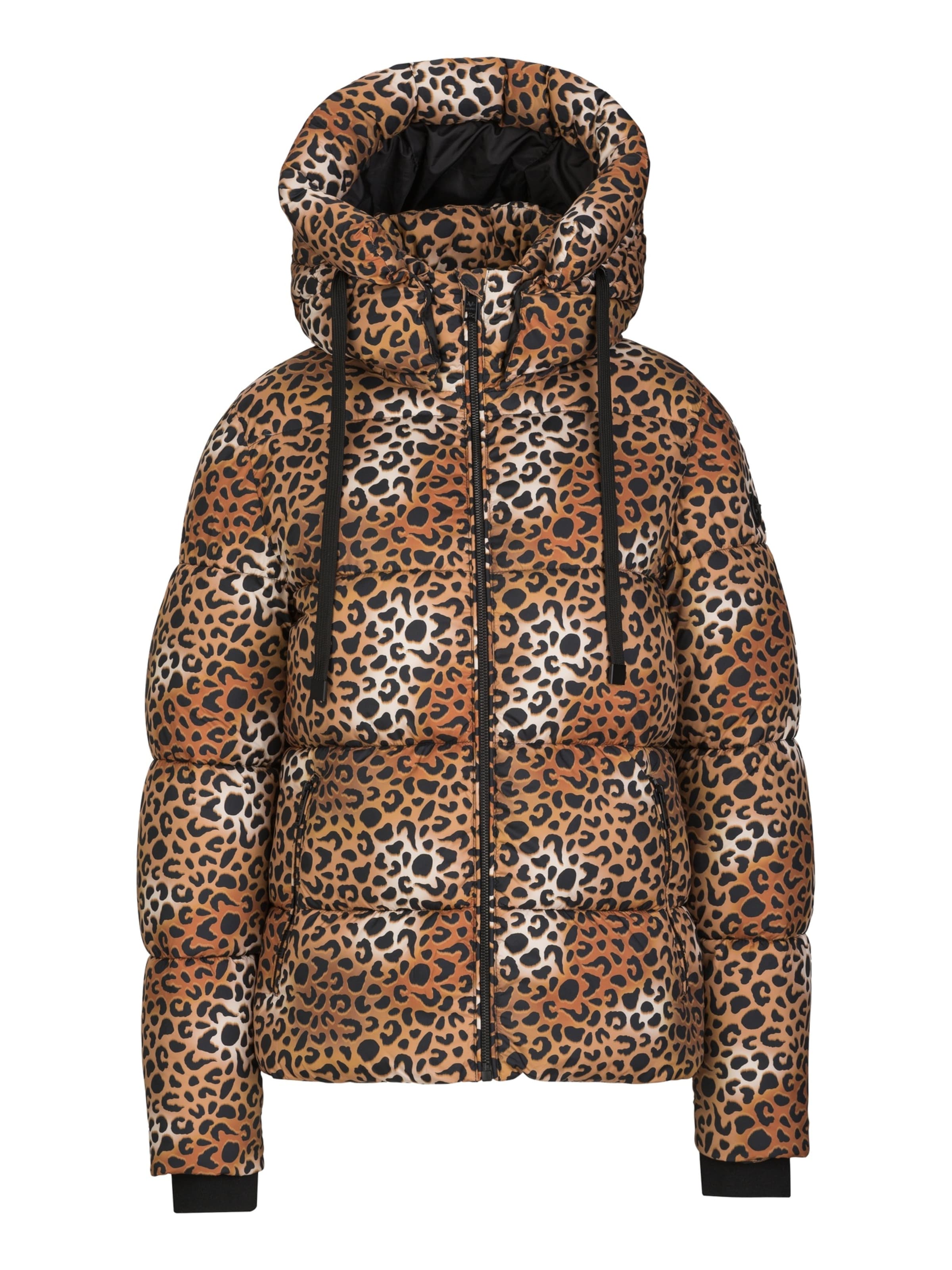 19V69 ITALIA Winterjas 'Anzia Leo' in Bruin: voorkant