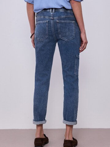 Coupe slim Jean 'Charlie' CECIL en bleu