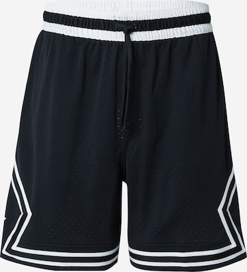 Jordanregular Sportske hlače - crna boja: prednji dio