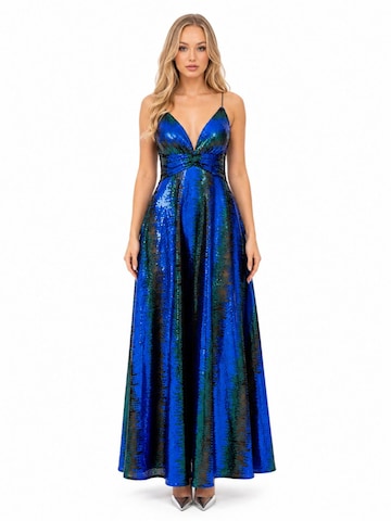 GRAZIA STORE Abendkleid 'Zelma'‌‌‌ in Blau