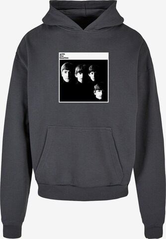 Merchcode Sweatshirt 'Beatles - With The Beatles' in Grijs: voorkant
