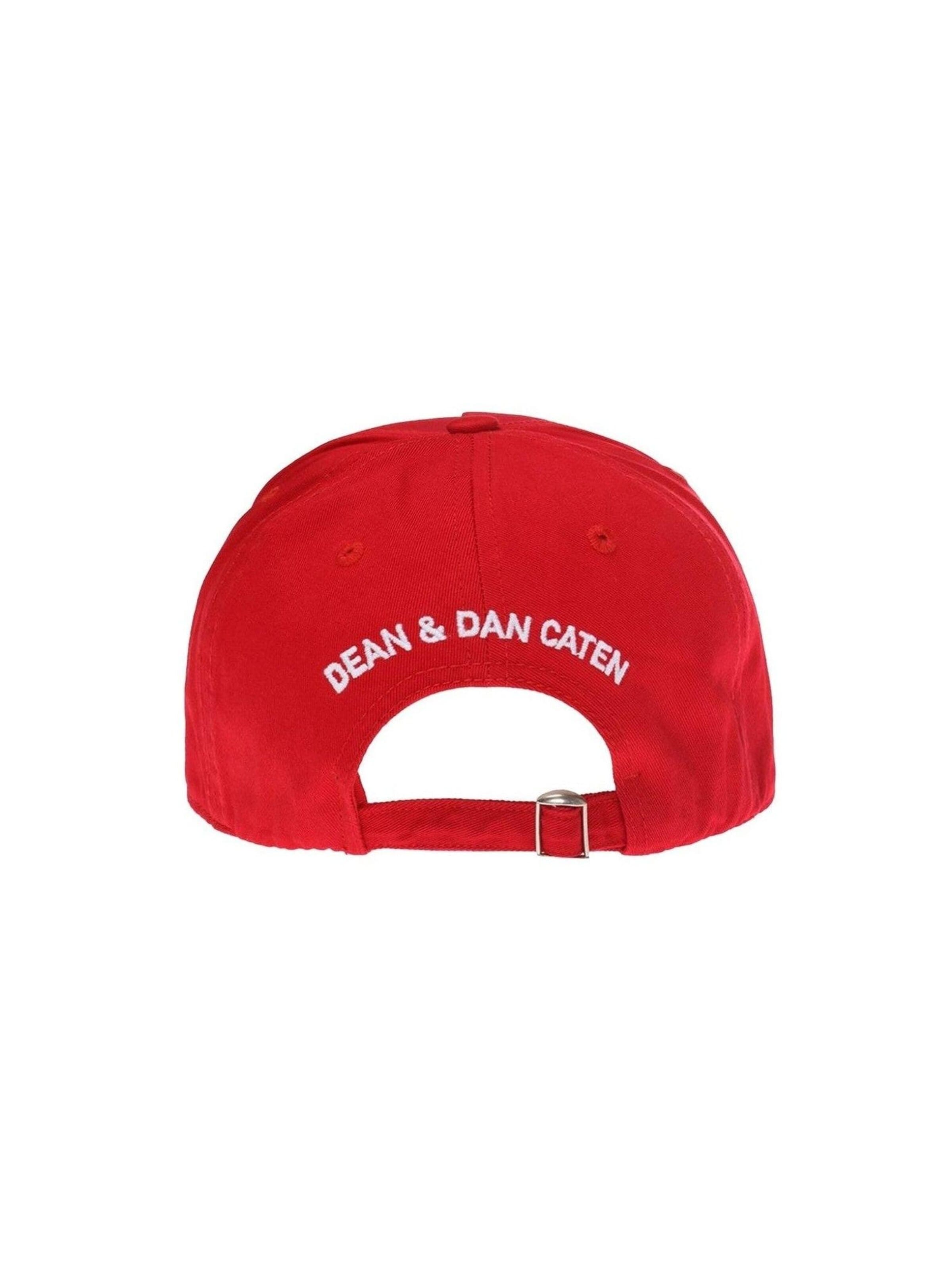 Casquette 'Baseball Cap - BCM0169' DSQUARED2 en rouge