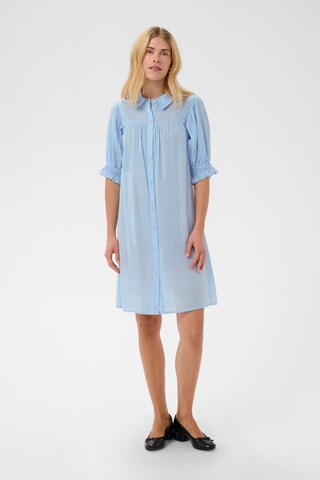 CULTURE - Vestidos camiseiros 'CUMusso' em azul