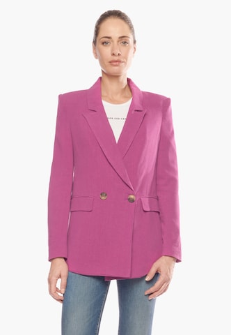 Le Temps Des Cerises Blazer in Pink: front