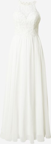 Laona Evening Dress in White: front