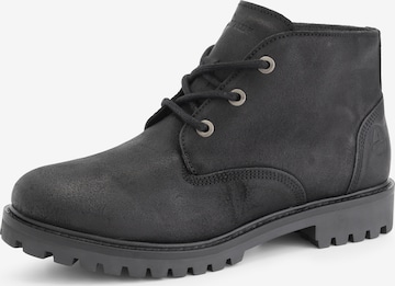 Travelin Lace-Up Boots 'Thorning ' in Black: front