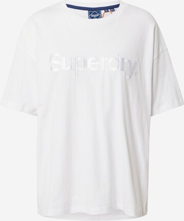 Superdry T- Shirt in Weiß: predná strana