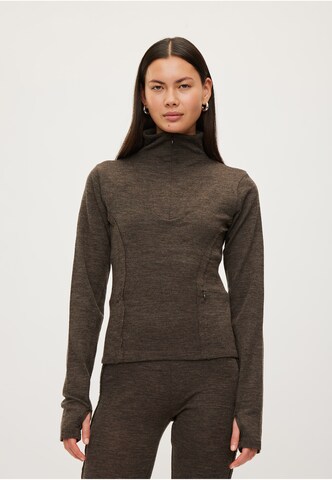 T-shirt 'Haze' rethinkit studios en marron : devant
