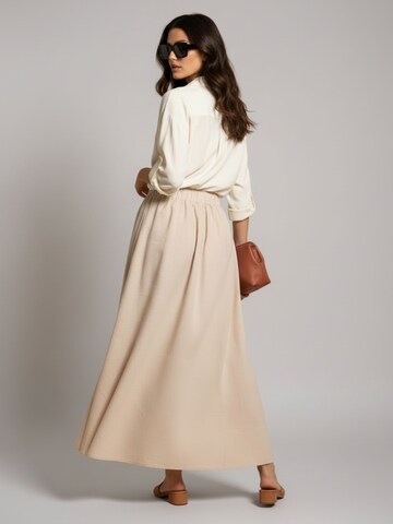 WEARABLE STORIES Skirt 'Beau' in Beige