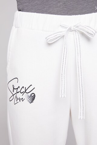 Soccx Regular Pants in White