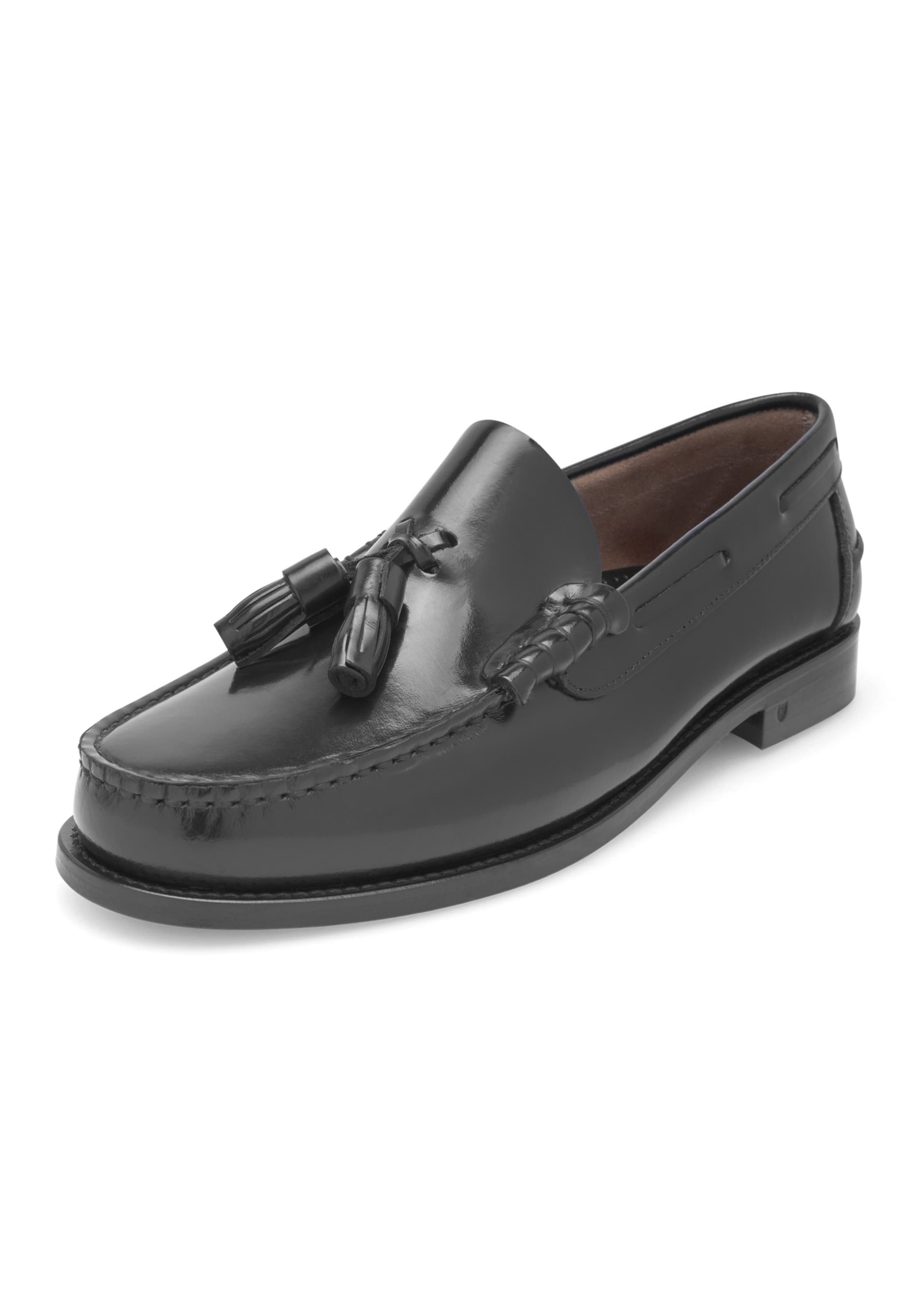 Henry Stevens Slip-ons 'Hunter M TL' in Black: front