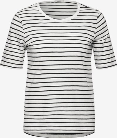 Marškinėliai iš CECIL, spalva – tamsiai pilka / balta, Prekių apžvalga