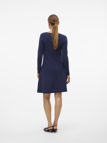 VERO MODA Knitted dress 'NANCY' in Blue