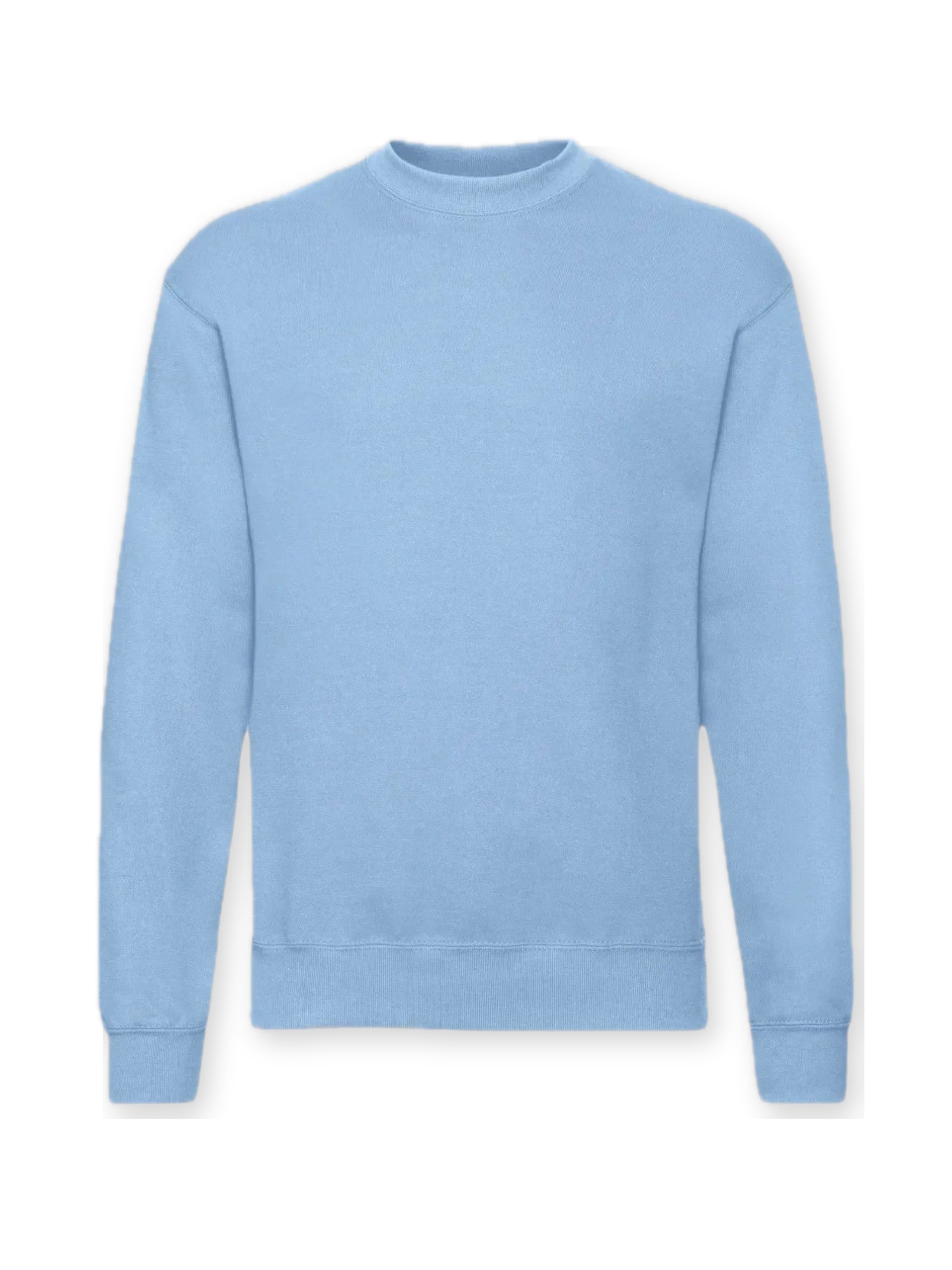 Felpa 'Crewneck sweatshirt' di FRUIT OF THE LOOM in blu: frontale