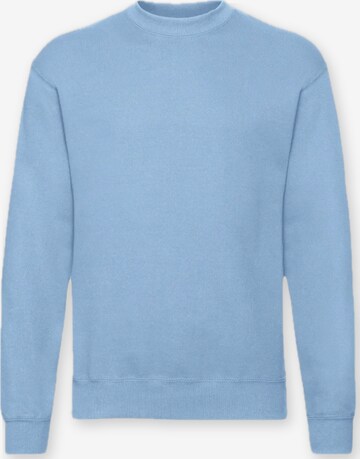 Felpa 'Crewneck sweatshirt' di FRUIT OF THE LOOM in blu: frontale