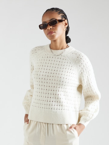 VILA Sweater 'POLANA' in Beige: front