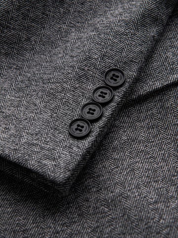 Coupe regular Veste de costume Ombre en gris