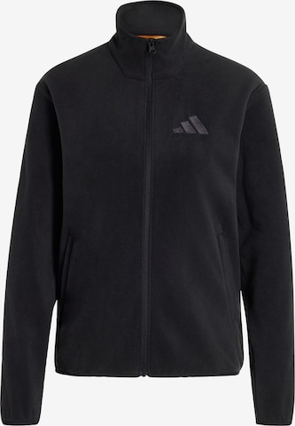 ADIDAS TERREX - Casaco de velo funcional 'Essentials' em preto: frente