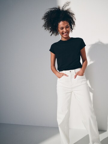 Next Широки крачоли Дънки в бяло