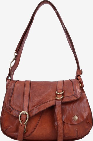 Campomaggi Shoulder Bag in Brown: front