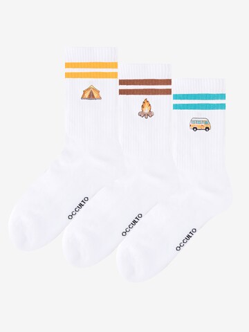 Occulto Socken 'Rio' in Weiß
